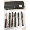 Image 1 : (6) Fountain Pens (Missing Nibs), Sheaffer’s Box