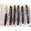 Image 4 : (6) Fountain Pens (Missing Nibs), Sheaffer’s Box