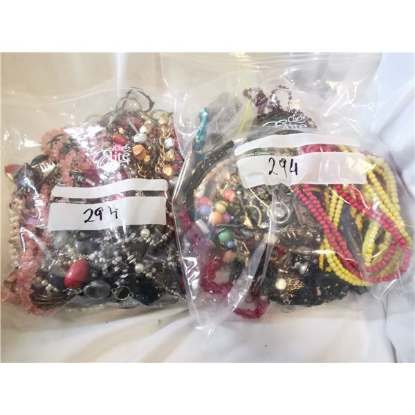 (2) Big Bags of Necklaces (As Is)