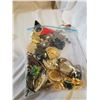 Image 3 : (2) Bags of Jewelry.  Broaches, Necklaces, Pendants, etc.