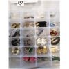 Image 3 : Earrings in Compartmented Plastic Storage Box