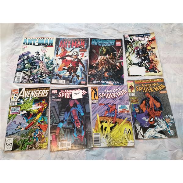 (8) Marvel Comics – Spiderman, Avengers, etc.
