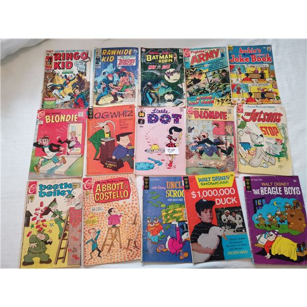 (15) Vintage 15¢ & 12¢ Comic Books