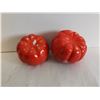 Image 4 : (2) Large Tomato Sugar Bowls 4” Diameter