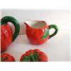 Image 3 : Tomato Teapot, Cream & Sugar Bowl, S&P Shakers