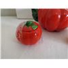 Image 4 : Tomato Teapot, Cream & Sugar Bowl, S&P Shakers