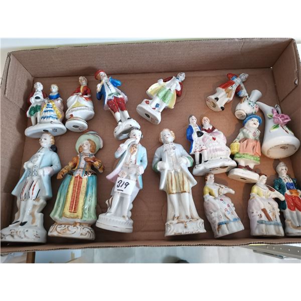 (16) 1946-1952 Porcelain Figures 2” to 6” Tall. Made in Occupied Japan