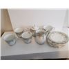 Image 1 : (4) Noritake Cups and Saucers w/ Cream & Sugar Bowl