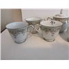 Image 2 : (4) Noritake Cups and Saucers w/ Cream & Sugar Bowl