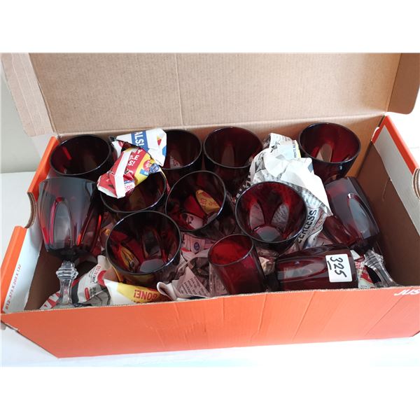 Ruby Drinking Glasses & Goblets