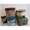 Image 4 : (5) Tobacco Tins