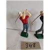 Image 2 : (2) Vintage Golfer Cake Toppers