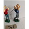 Image 3 : (2) Vintage Golfer Cake Toppers