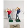 Image 4 : (2) Vintage Golfer Cake Toppers