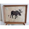 Image 2 : (2) Framed Pictures – Moose (15x12”) & “Indian Camp -Colville, BC[x=#8221