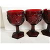 Image 2 : (4) Avon Vintage Cape Cod Ruby Red Goblets, 6” Tall