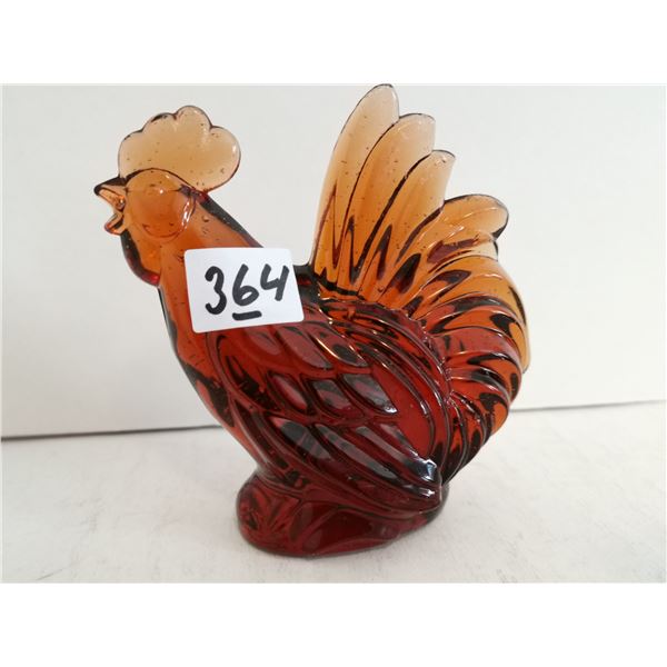 Fenton Art Glass Rooster 4x4”