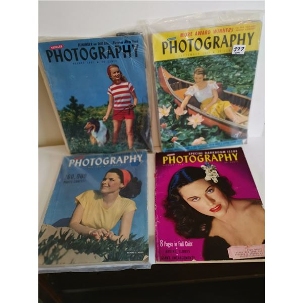 (4) Photography Magazines.  1947, 1948 (2), 1949