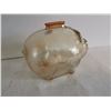 Image 3 : Pink Depression Glass Piggy Bank