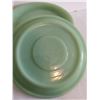 Image 3 : (6) Vintage FireKing Jadeite Green Glass 6” Saucers