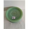 Image 2 : (6) Vintage FireKing Jadeite Green Glass 6” Saucers