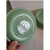 Image 3 : (6) Vintage FireKing Jadeite Green Glass 6” Saucers