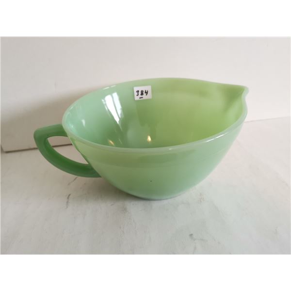 Vintage FireKing Jadeite Green Mixing Batter Bowl
