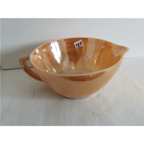 Vintage FireKing Peach Lustre Mixing Batter Bowl