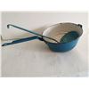Image 3 : Vintage Blue Enamel Strainer & Blue Speckled Enamelware Strainer