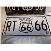 Image 3 : (2) Route 66 Tin Signs License Plates