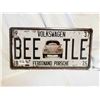 Image 1 : Volkswagen Beetle License Plate (Tin)