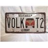 Image 1 : Volkswagen Hippy Van License Plate (Tin)