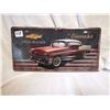 Image 1 : 1956 Chevy Bel-Air License Plate (Tin)