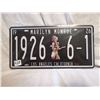 Image 1 : Marilyn Monroe Tin license Plate