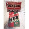 Image 1 : Texaco and Castrol Oil tin Signs 12"x8"