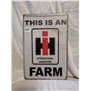 Image 1 : International Harvester Tin Sign 12"x8"