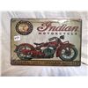Image 1 : Indian Model 101 Tin Sign 12"x8"