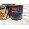 Image 2 : (3) Jam Tins (Smith, Utility, and Orchard)