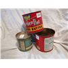 Image 4 : (2) Honey Plus Golden Nut Peanut Butter Tin Cans