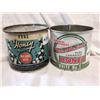 Image 1 : (2) Tin Honey Cans