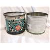 Image 2 : (2) Tin Honey Cans