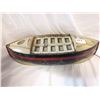 Image 2 : Antique Ship Shape Cookie Tin Can