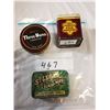 Image 1 : (3) Old Tobacco Tin Cans
