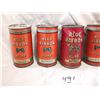 Image 2 : (5) Round Red Blue Ribbon Spice Containers