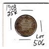 Image 1 : 1908 TWENTY-FIVE CENT