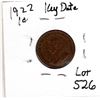 Image 2 : 1922 ONE CENT KEY DATE