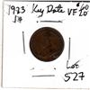 Image 2 : 1923 ONE CENT KEY DATE