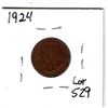 Image 2 : 1924 ONE CENT SEMI-KEY DATE VF-40