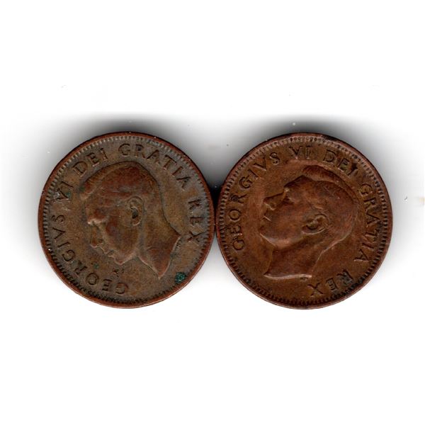 2-1949 ONE CENT A 2 DENTICLE SCARCE