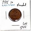Image 2 : 1975 ONE CENT CLIPPED PLANCHETTE